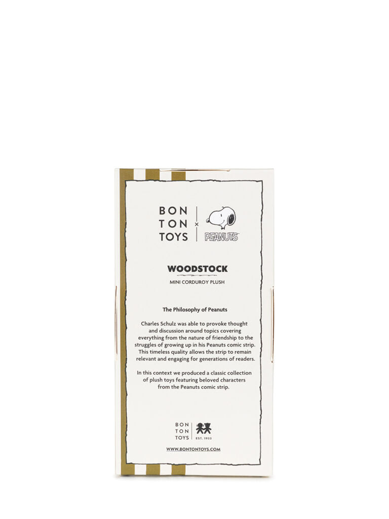 Woodstock Mini Corduroy Yellow in giftbox 15cm | Peanuts Singapore ...