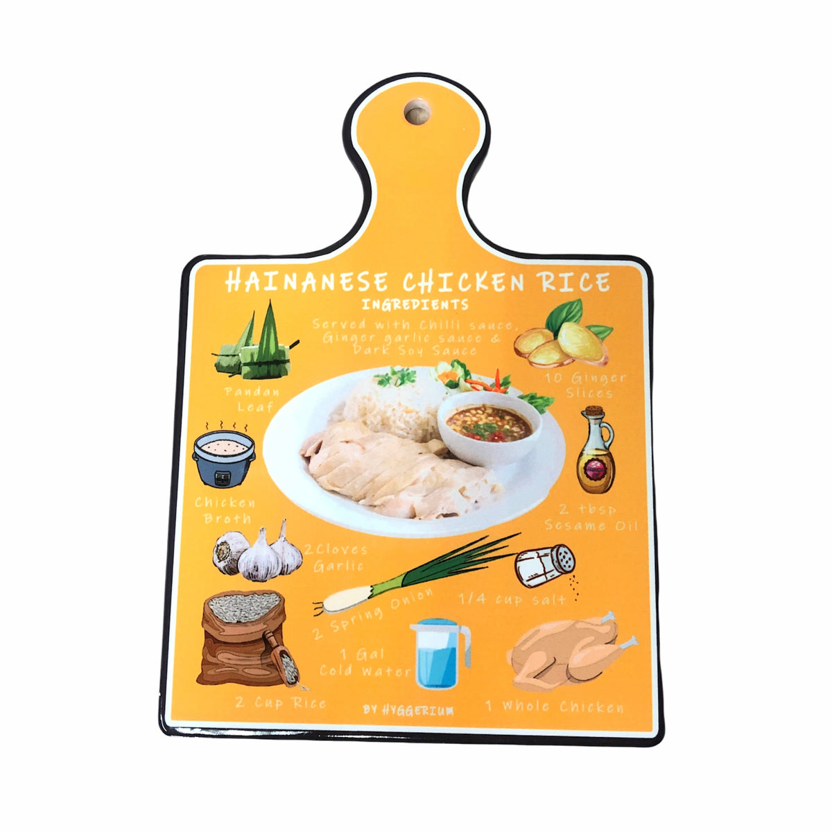 Chicken Rice Pot Coaster Local SG food Gift idea & Home decor