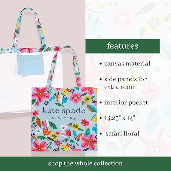 Kate spade canvas book tote best sale