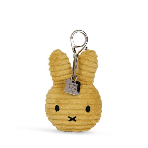 Miffy Flat Keychain ECO Corduroy Acacia 10cm