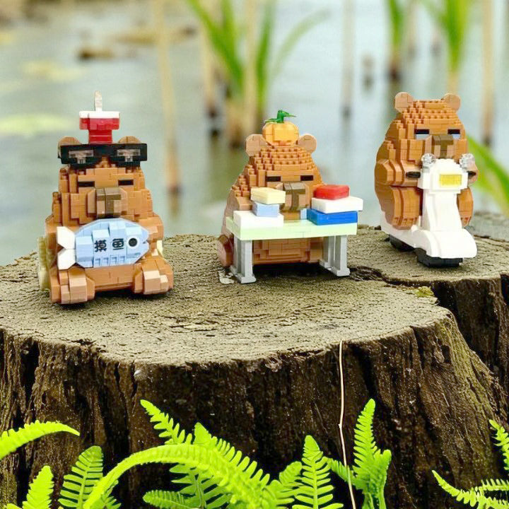 Lego Figures Lego Ideas We Bare Bears Capybara Building Blocks