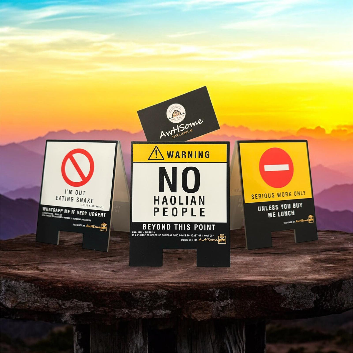 Desk Sign Memo Clip - Serious Work Only – Hyggerium