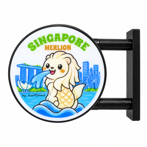 Mini Light Box Magnet – Merlion