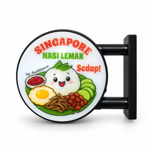 Mini Light Box Magnet – Nasi Lemak