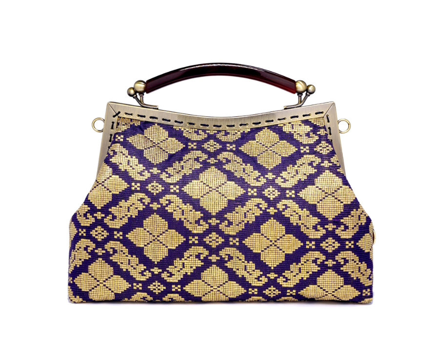 Amber Resin Top Handle Bag Royal Songket (PG) Singapore