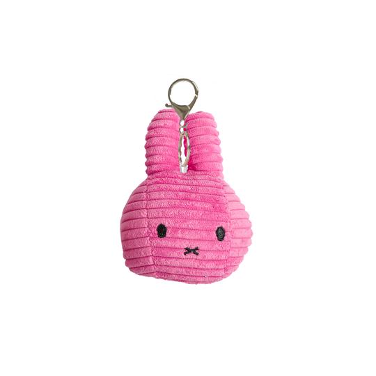 miffy keychain corduroy pink | only at miffytown