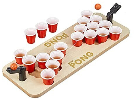 Jeu De Beer Pong En Bois – Refinery – Taille Table – Jeu D'apéro Adulte – Neuf