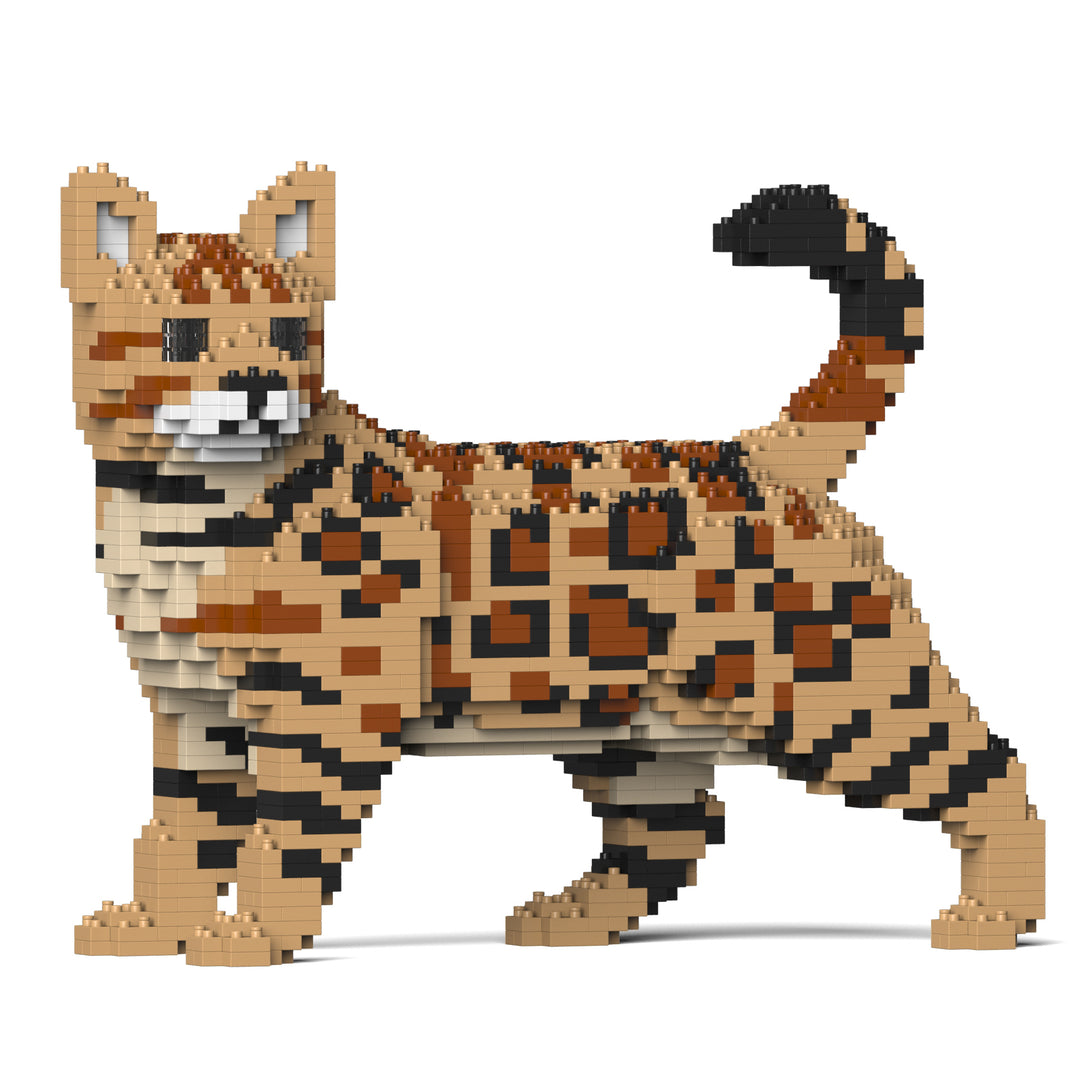Collector Model Kits JEKCA Bengal Cat Building Blocks - 4-in-1 Animal ...
